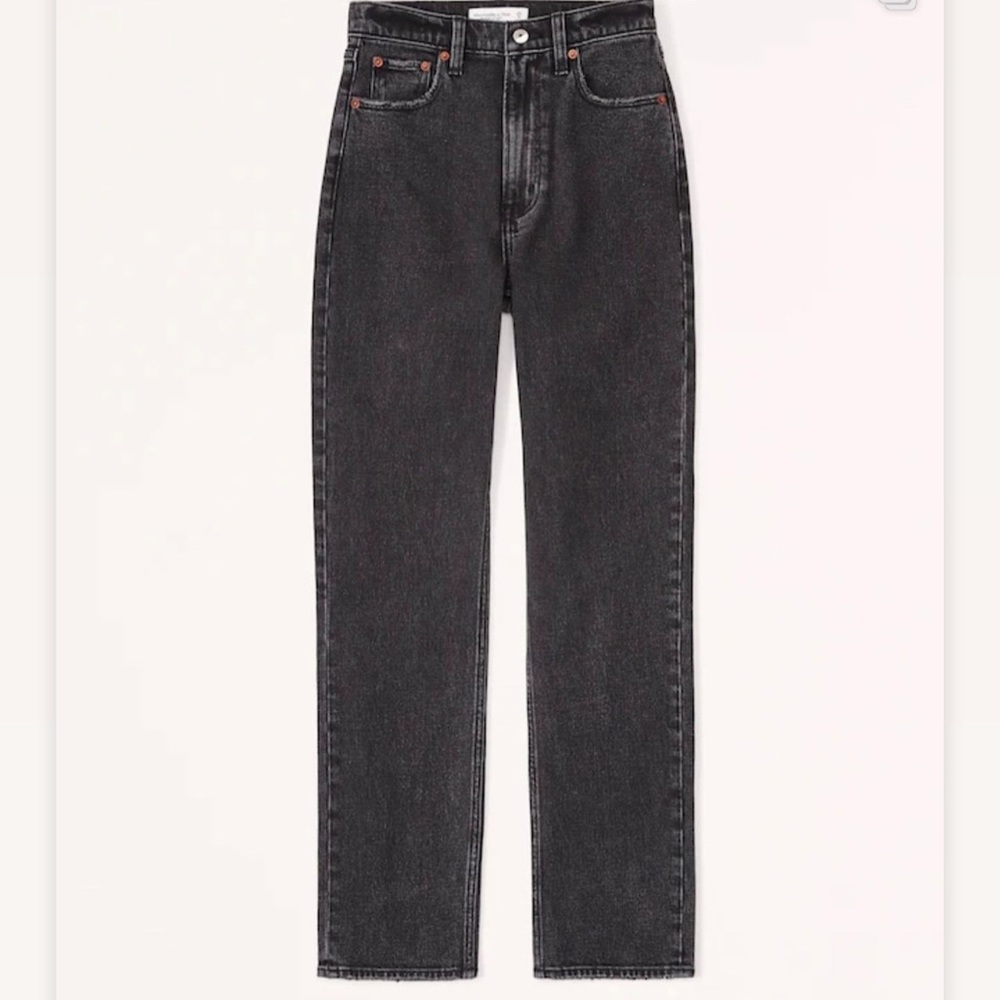 Abercrombie Ultra High Rise Straight Leg